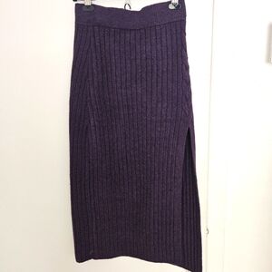 Icone ribbed skirt